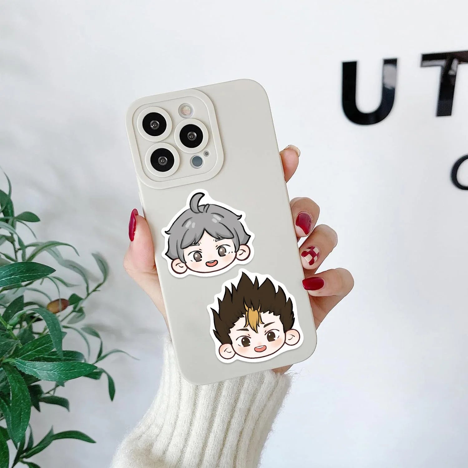 56/112PCS Volleyball Teen Cartoon Sticker DIY Waterproof Decoration Insulated Cup Luggage Case Stationery Sticker