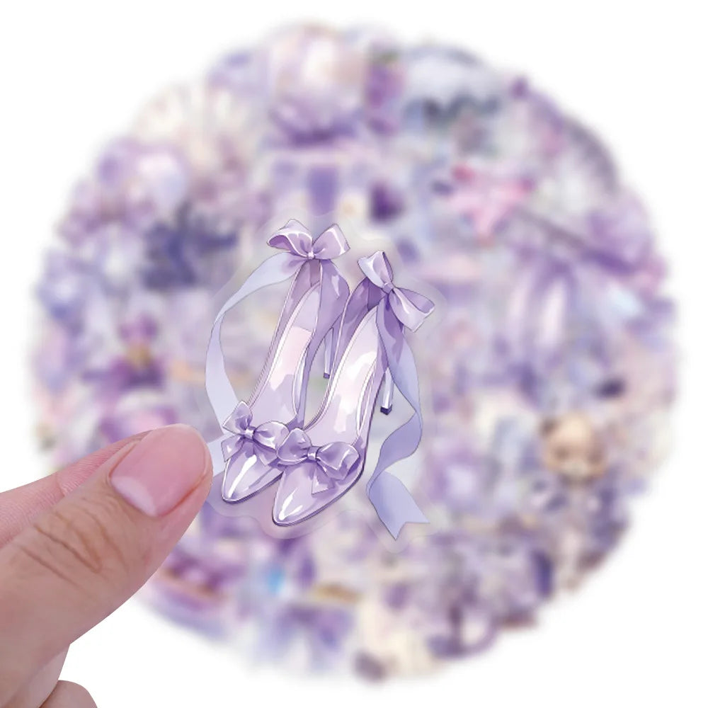 62/200PCS Transparent PET Waterproof Graffiti Stationery Notebook Decorative Stickers Luggage Water Cups Scooter Stickers