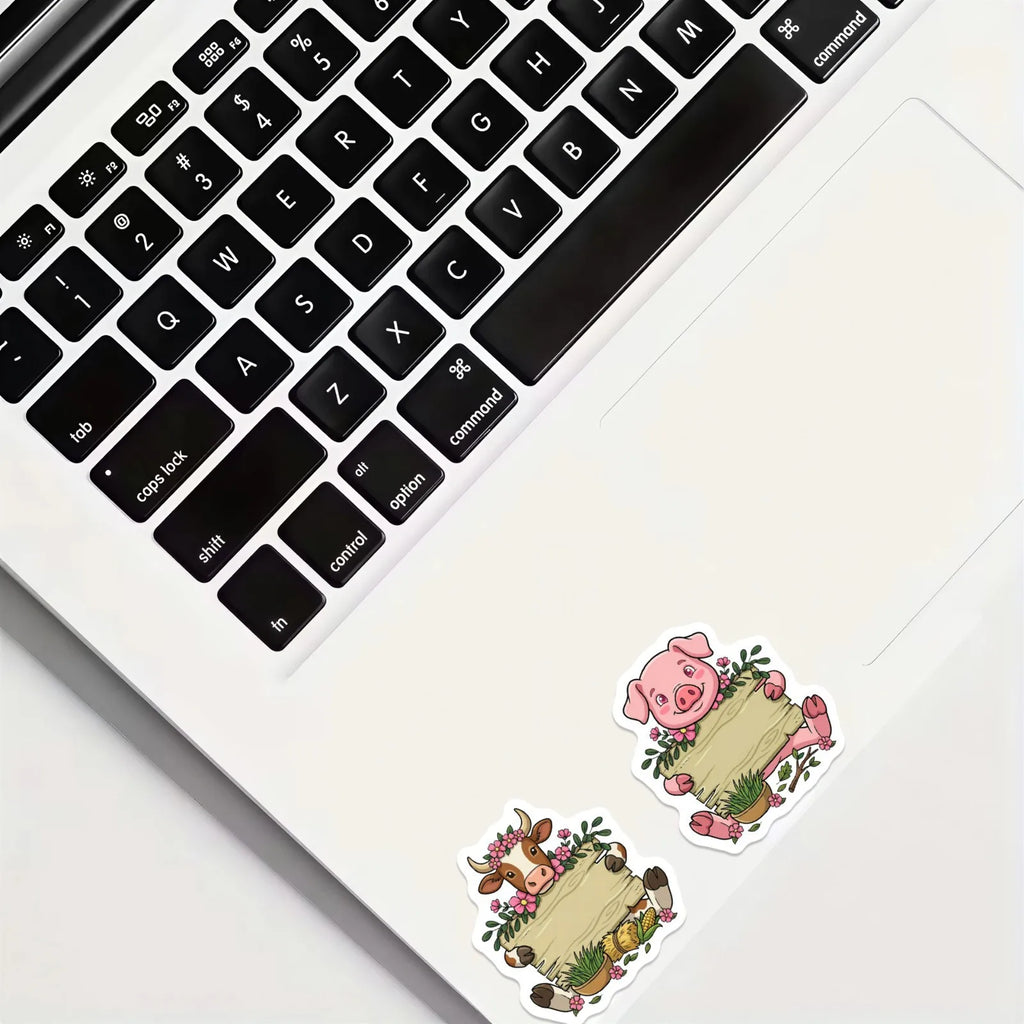 50/100Pcs HD Watercolor Forest Animal Stickers Thick Waterproof for Phone Thermos Skate Diary Stationery Box File Holder Deals