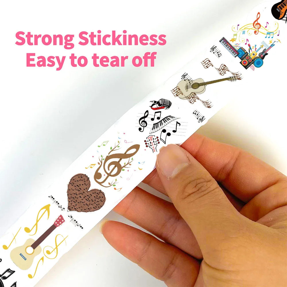 500PCS Cartoon Cherry Roll Sticker Laptop Notebook Suitcase Bicycle Scrapbook Phone PVC Motorcycle Classic Dormitory Sticker