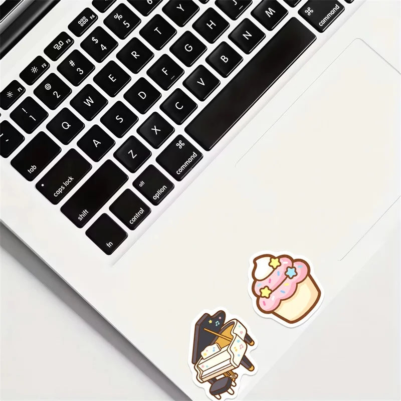 10/30/50PCS Cartoon INS Colored Sticky PVC Sticker Aesthetic Stationery DIY Laptop Luggage Skateboard Decoration Scrapbooking