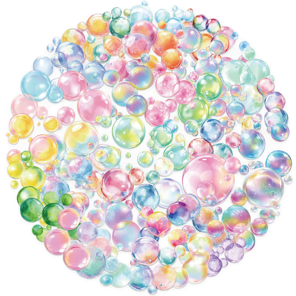 50/100PCS Cartoon Dream Bubble Sticker Pack Waterproof Transparent PET Decoration Guitar Notebook Stationery Stickers