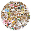 70PCSFunny Spider Old Cat Network Popular Fun Graffiti Stickers DIY Manual Scrapbook Notebook Tablet Toy Stickers
