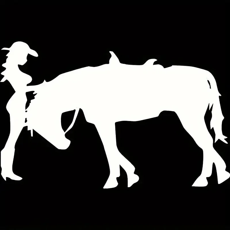 Horse and Western Beauty Decoration Car Motorcycle Laptop Skateboard Waterproof Sticker