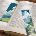 30/60PCS Hayao Miyazaki Manga Style Bookmarks Creative Student Gifts DIY Art Decoration Reading Book Comic Style Cards Bookmark