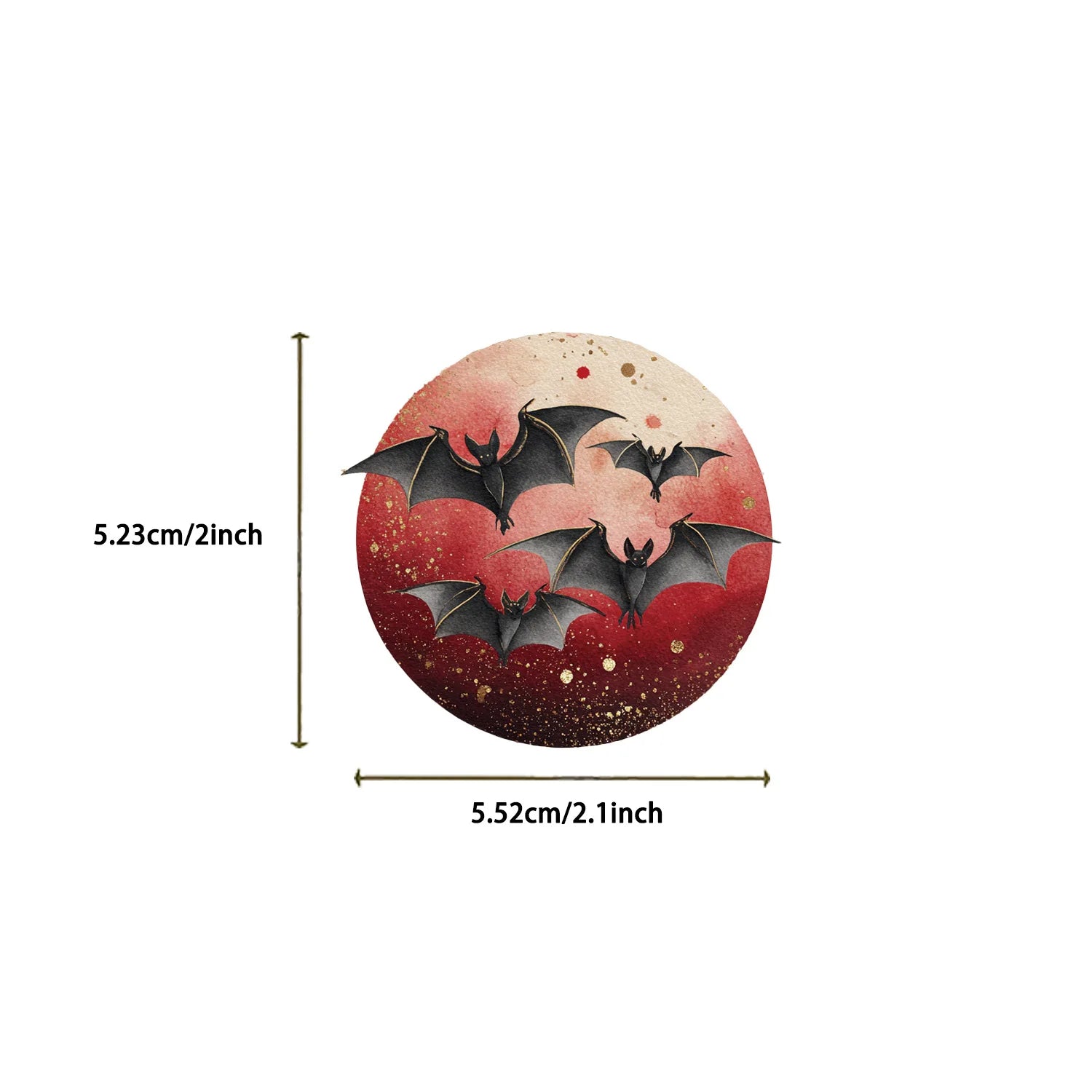 50/100PCS Waterproof Transparent PET Cartoon Retro Magic Watercolor Stickers for Decorative Guitar Notebook Stationery