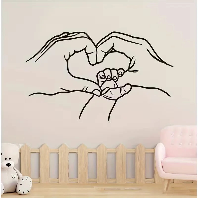 Self-Adhesive Removable Temporary Wallpaper Peel and Stick PVC Vinyl Panels - Modern Black Line Art Character & Figure Decals fo