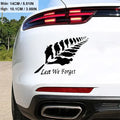 Lest We Forget Soldier Projection Leaf Car Stickers For Laptop Water Bottle Car Truck Van SUV Motorcycle Window Wall Auto Access