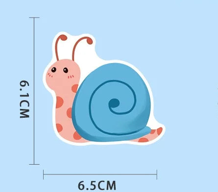 50/100 Pcs Cute Cartoon Farm Ranch Stickers Doodle for Cup Suitcase Stationery Box Scrapbook Printer Pen Holder Removable Decals