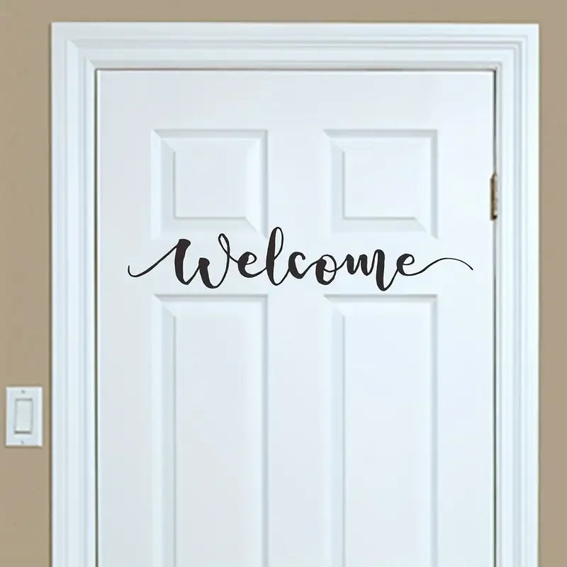 1pc Wall Sticker, Wallpaper, Wall Tiles, Inspirational English Slogan 20, Welcome Home Decoration, Personalized Wall Stickers, D