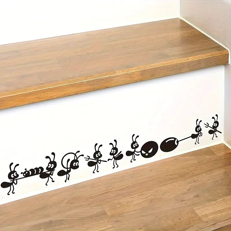 Creative Ants Wall Decals - Vinyl Self-Adhesive Stickers for Living Room, Bedroom, Dorm & Home Decor