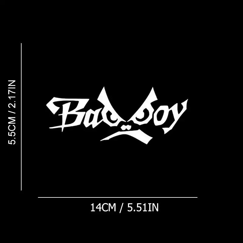 Bad Boy Creative Design Car Sticker For Laptop, Truck, Phone, Motorcycle, SUV, Window, Wall, Fishing Boat, Skateboard Decals, Ca