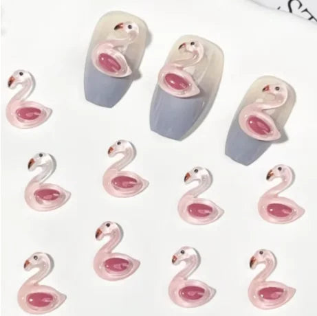 Food Play Candy Nail Art Charms Iridescent Gradient Gold Foil Rainbow Candy Resin Nail Rhinestone Decoration DIY Nails Accessory
