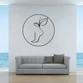 1pc Contemporary Spa Massage Wall Decal - Pre-Pasted Vinyl Sticker for Facial Beauty Salon, Full Massage Parlor Design, Matte Fi