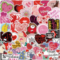 50/100PCS Valentine's Day Graffiti Stickers Laptop Stationery Love Decoration Stickers Waterprrof Stickers