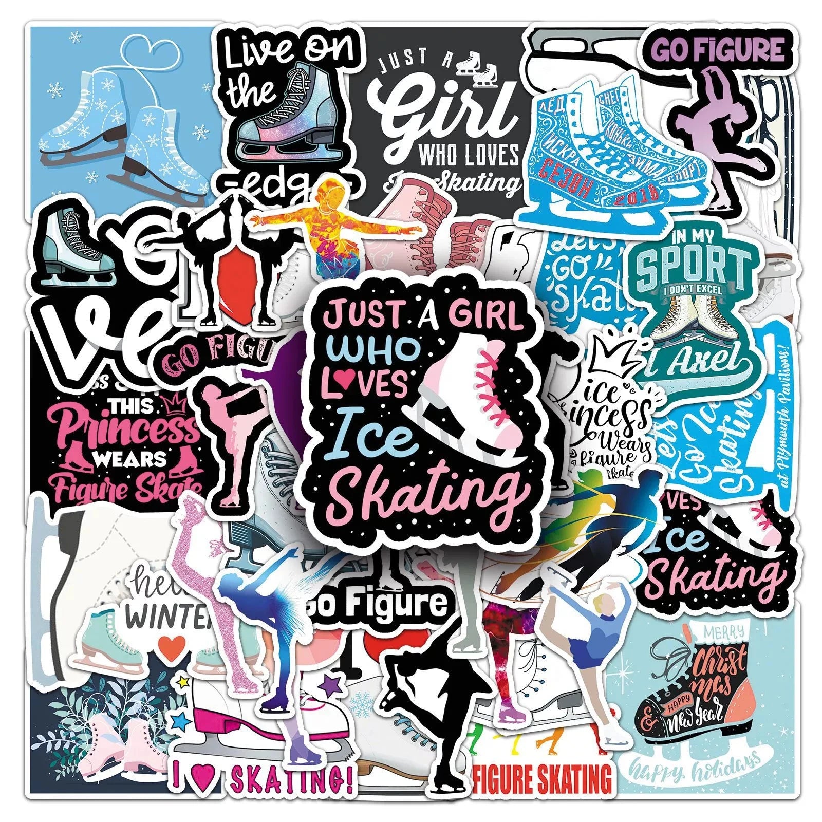 50/100PCS Skate Sticker Cartoon Sculpture Sports Graffiti Sports Series Car Computer Laptop Water Cup DIY Stationery Sticker