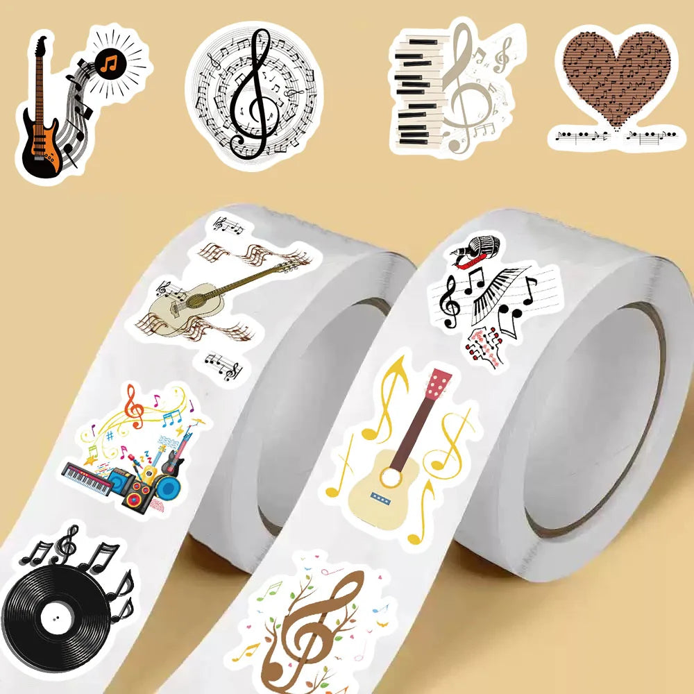 500PCS Cartoon Cherry Roll Sticker Laptop Notebook Suitcase Bicycle Scrapbook Phone PVC Motorcycle Classic Dormitory Sticker