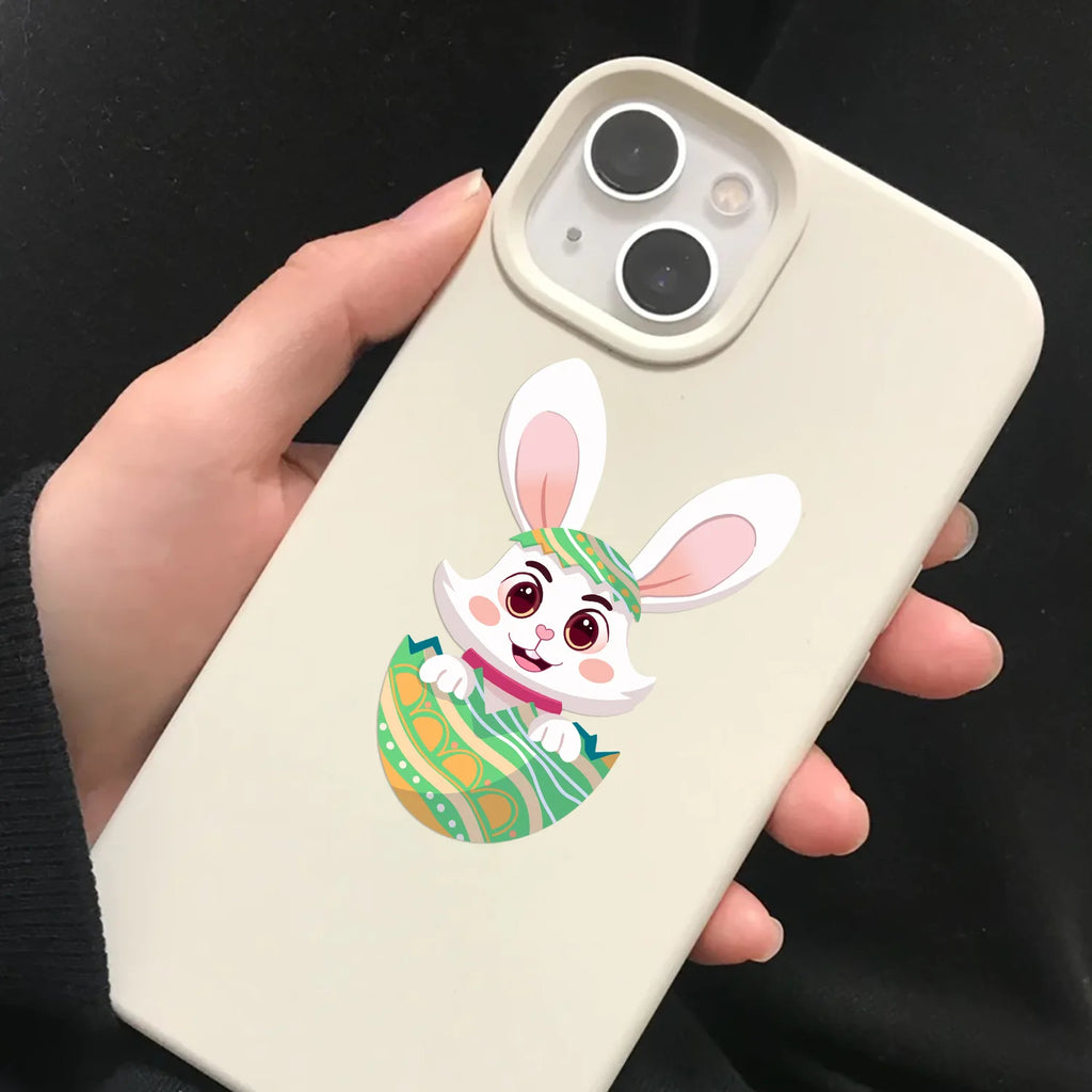 8/16/24Sheets Easter Stickers Egg Decorating Rabbit Stickers Easter Activities Party Favors Games Easter Crafts Gifts Bags