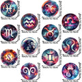 12 sheets constellation series DIY themed iron-on decals constellation themed heat transfer DIY for clothing, T-shirts, jeans