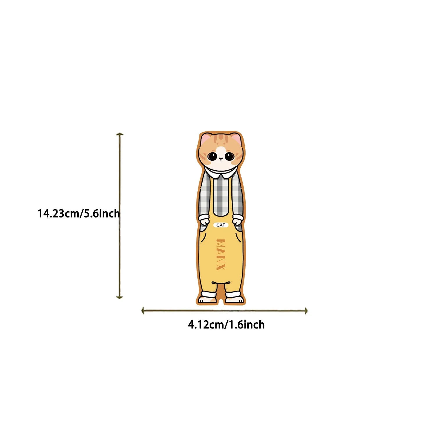 30 pieces Cute Cartoon Cat Bookmark Simple Literary Creative Reading Paper Bookmark DIY For Read Lover