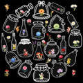 56PCS Kawaii Flower Bottle PET Sticky Sticker Aesthetic Tear Open DIY Decoration Scrapbooking School Stationery Supplies
