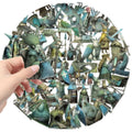 50/100PCS Waterproof Transparent PET Fairy Tale Magic World Sticker Pack - Decor Helmet Notebook Stationery