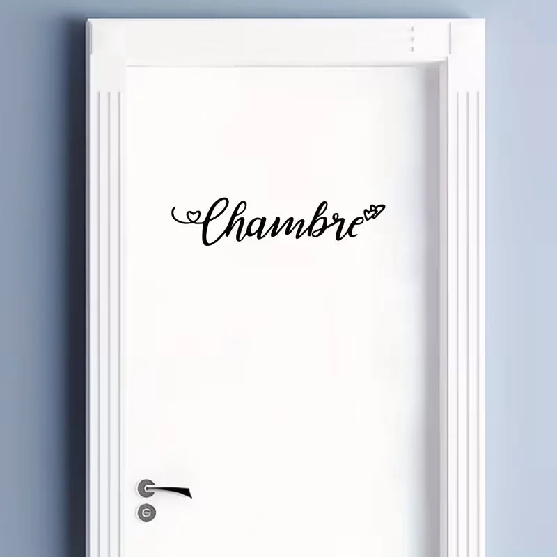 Chambre Door Decorative Stickers Tips Stickers Wall Mirror Home Decor Stickers