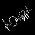 Dispatcher 911 Navigator Head Set Police Fire Medical Calm Voice In The Dark Love Decoration Die Cut Car Stickers For Laptop Too