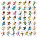 50/100PCS Animal Freak Sticker Animal Race Running Creative Water Cup Computer Decoration Stickers