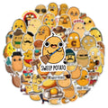 50/100PCS Funny Cute Little Potato Cartoon Graffiti Sticker Luggage Laptop Phone Waterproof Sticker