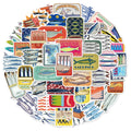 50PCS Cartoon sardine Ocean Funny Sticker Set DIY Brochure Clipper Decoration Notebook Toy Sticker
