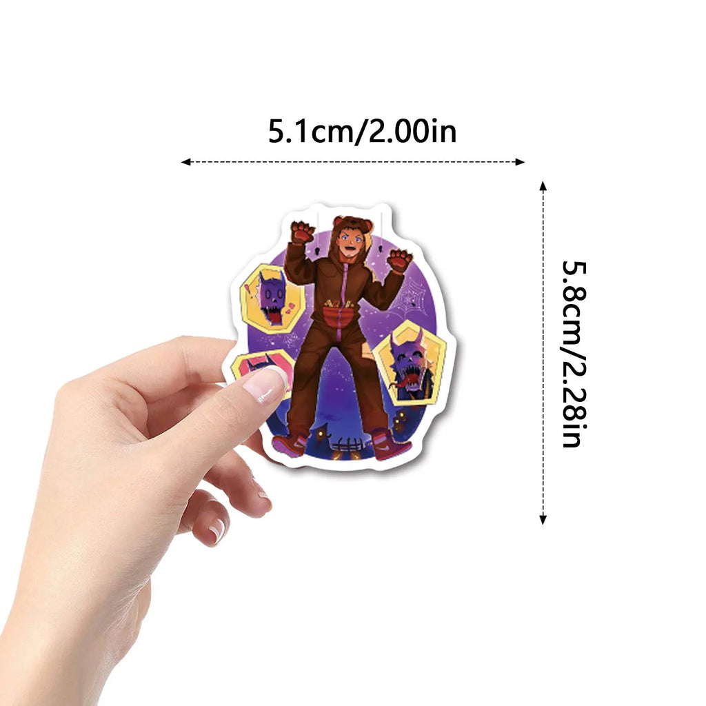 55/110PCS Anime Monster Graffiti Sticker Car Luggage Water Bottles Notebook Sticker