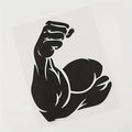 Show Off Your Bodybuilding Pride with These Stylish Muscle Sports Fitness Car Stickers!