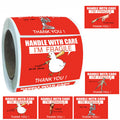 200Pcs/Roll Funny Fragile Meme Print Label Stickers Decorative Landscape Laptop Luggage Gifts Art Cool Bicycle Aesthetic Decals