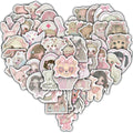 50PCS Pink Creepy Stickers For Notebook Waterproof Bicycle Motorcycle Water  Luggage PVC Classic Decal Laptop Sticker
