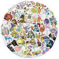 50/100Pcs Fairy Tale Inspirational Graffiti Stickers Stationery Guitar Notebook Luggage Phone DIY Decorative Waterproof Sticker