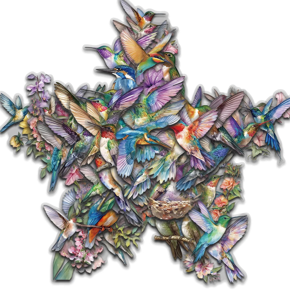 50PCS hummingbird Stickers Creative Phone Community Skateboard DIY Fashion Dormitory Chambre Nostalgic Waterproof Sticker
