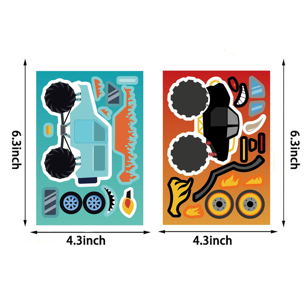 8PCS Cool off-road Vehicle Collage Sticker Motorcycle Casual Skateboard Art Casual Phone Coffee Fashion Laptop Collage Sticker