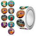 500Pcs/Roll Horrible Halloween Stickers Pumpkin Trick or Treat Witch Decals Seal Labels 2.5cm/1.0'' Diy Adorn Gifts for Holiday
