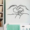 Self-Adhesive Removable Temporary Wallpaper Peel and Stick PVC Vinyl Panels - Modern Black Line Art Character & Figure Decals fo