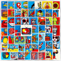 56/112 Pcs Cartoon Pop Art Doodle Stickers for Stationery Box Desk Helmet Vase Cup Phone Laptop Reward Stickers