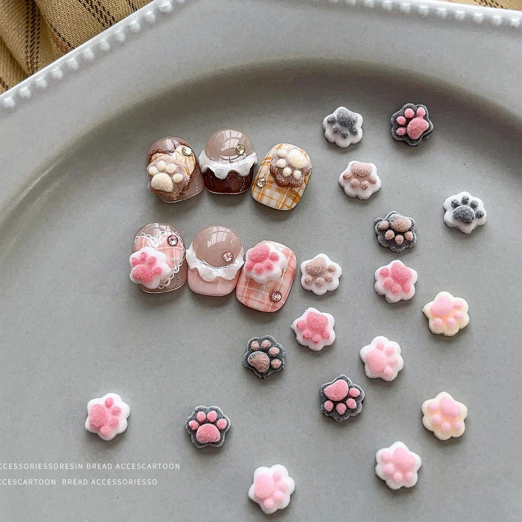 Food Play Candy Nail Art Charms Iridescent Gradient Gold Foil Rainbow Candy Resin Nail Rhinestone Decoration DIY Nails Accessory