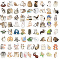 77/154 PCS Kawaii Cartoon Cat Graffiti Stickers Exquisite Animal Materials Case Laptop Luggage Coffee Luggage Waterproof Sticker
