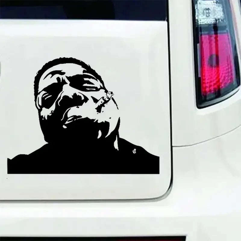 Notorious Big Biggie Hip Hop Rap Art Car Stickers For Laptop Water Bottle Car Truck Van SUV Motorcycle Guitar Scooter Decals Aut