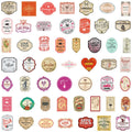 50-Pack Valentine's Day Decal Stickers for Water Bottles Laptops Mobiles Suitcases Guitars Waterproof Graffiti Stickers