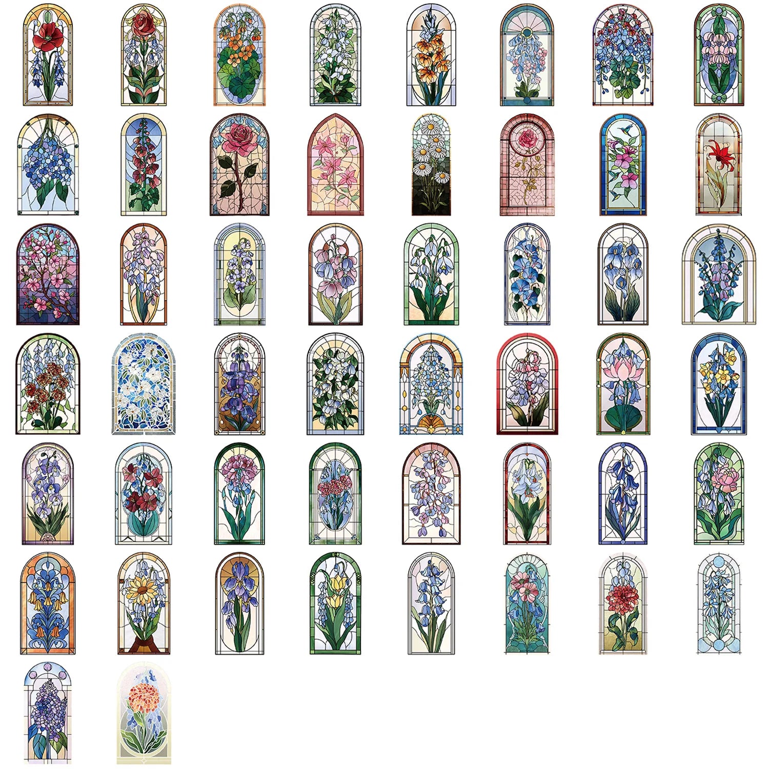 50/100PCS Cartoon Retro Vintage Design Graffiti Stickers Decoration Guitar Notebook Luggage DIY Waterproof