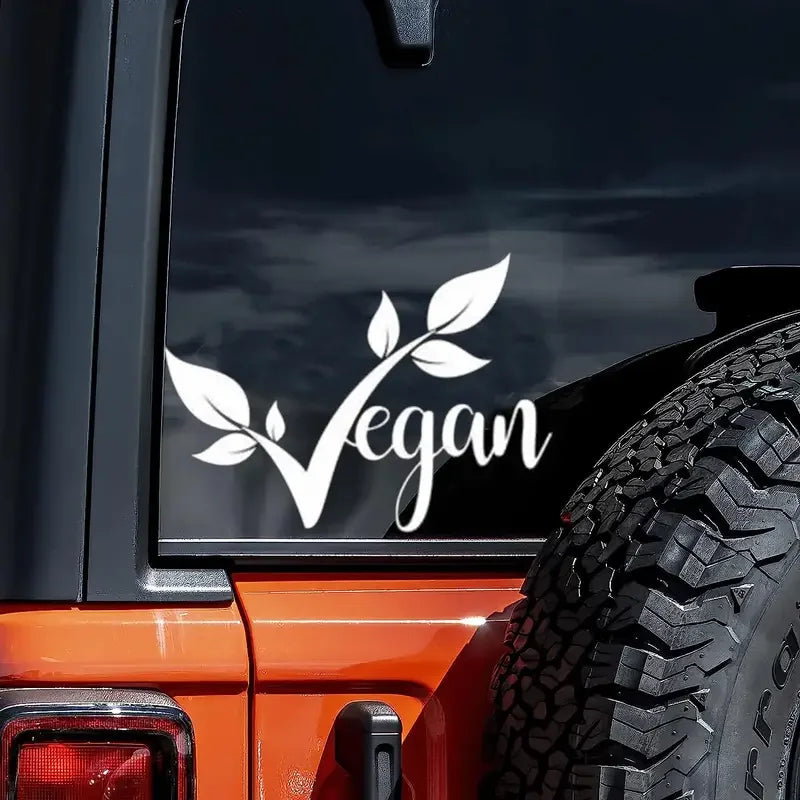 Vegan Pride Car Stickers For Laptop Water Bottle Phone Paint Window Wall Cup Bumpers Crafts Decals Auto Accessories