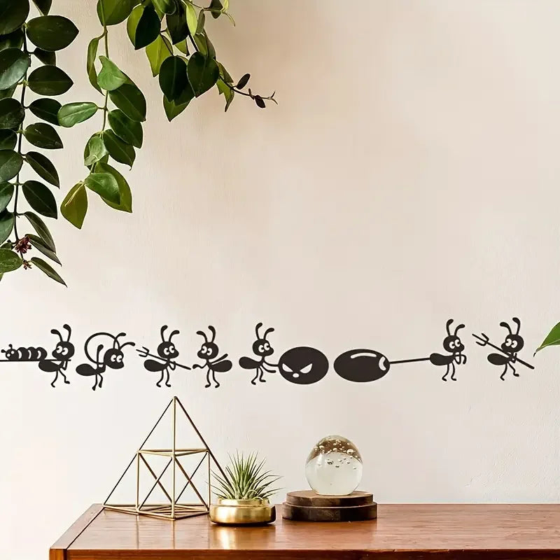 Creative Ants Wall Decals - Vinyl Self-Adhesive Stickers for Living Room, Bedroom, Dorm & Home Decor