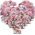 50PCS Watercolor Peach Tree Stickers Restaurant Stationery DIY Handmade Scrapbooking Cool Cafe Room Living Creative Sticker