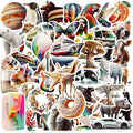 50/100PCS Simple Illustration Stickers Graffiti Stickers Guitar Notebook Luggage DIY Waterproof Stickers